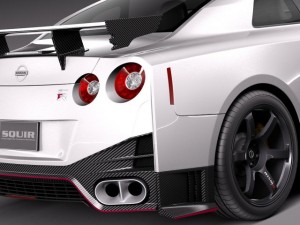 Nissan GTR Nismo 2015 3D Model