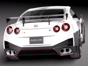 Nissan GTR Nismo 2015 3D Model