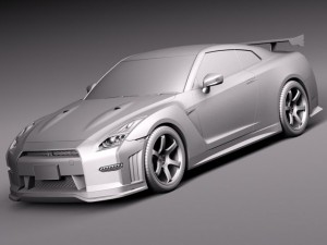 Nissan GTR Nismo 2015 3D Model