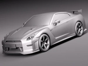Nissan GTR Nismo 2015 3D Model