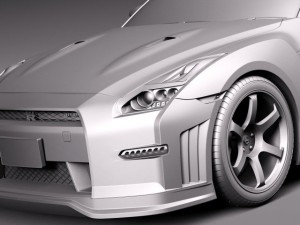 Nissan GTR Nismo 2015 3D Model