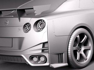 Nissan GTR Nismo 2015 3D Model