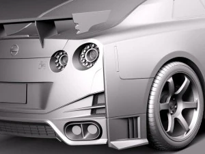 Nissan GTR Nismo 2015 3D Model