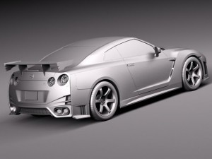 Nissan GTR Nismo 2015 3D Model