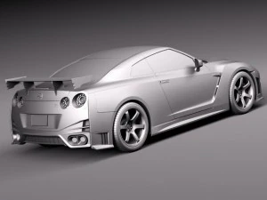 Nissan GTR Nismo 2015 3D Model