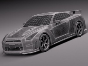 Nissan GTR Nismo 2015 3D Model