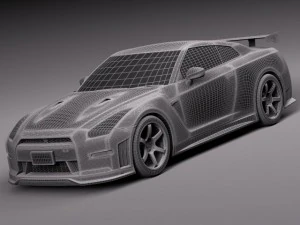 Nissan GTR Nismo 2015 3D Model