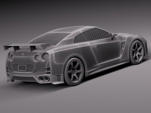 Nissan GTR Nismo 2015 3D Model