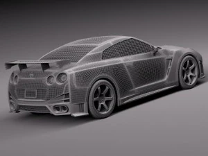 Nissan GTR Nismo 2015 3D Model