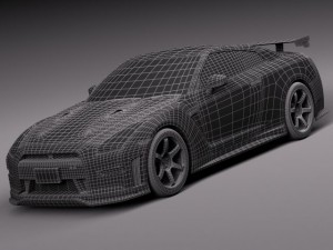 Nissan GTR Nismo 2015 3D Model