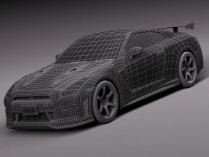 Nissan GTR Nismo 2015 3D Model