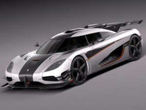 Koenigsegg One1 2014 3D Model