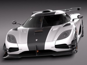 Koenigsegg One1 2014 3D Modell
