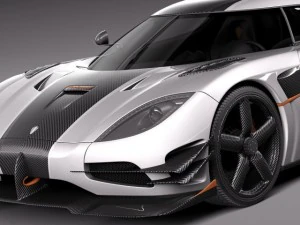 Koenigsegg One1 2014 3D Model