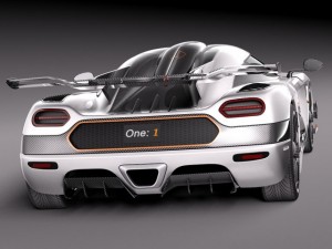 Koenigsegg One1 2014 3D Modell