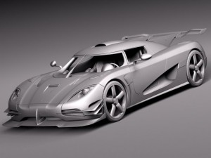Koenigsegg One1 2014 3D Modell