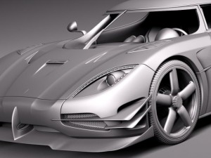 Koenigsegg One1 2014 3D Modell