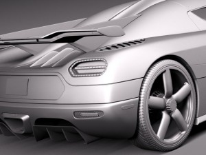 Koenigsegg One1 2014 3D Modell
