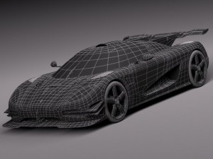 Koenigsegg One1 2014 3D Modell