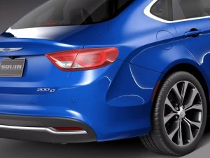 Chrysler 200 2015 3D Model
