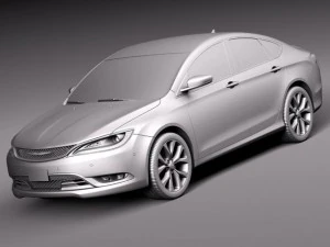 Chrysler 200 2015 3D Model