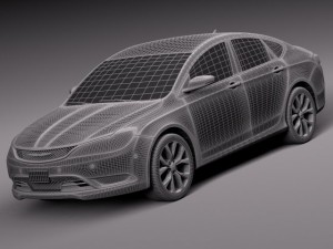 Chrysler 200 2015 3D-Modell