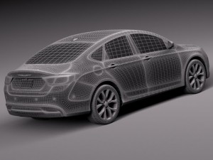 Chrysler 200 2015 3D-Modell