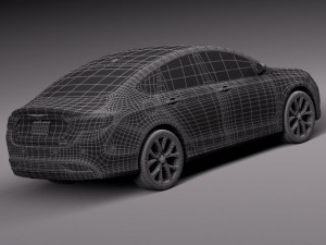 Chrysler 200 2015 3D-Modell