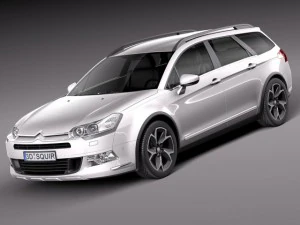 Citro&euml;n C5 Crosstourer 2014 Modelo 3D