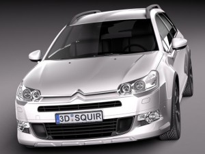 Citroen C5 Crosstourer 2014 3D Модель