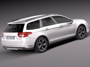 Citroen C5 Crosstourer 2014 3D Модель