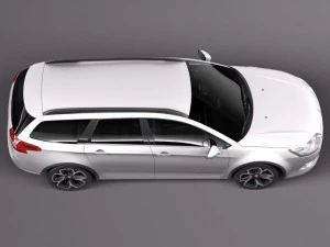 Citroen C5 Crosstourer 2014 3D Model
