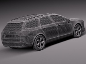 Citroen C5 Crosstourer 2014 3D Модель