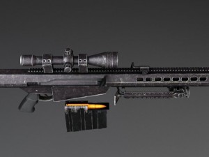 Barrett M82A1 Sniper Rifle Model 3D