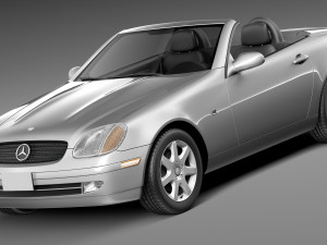 Mercedes-Benz SLK R170 1996-2004 Modello 3D