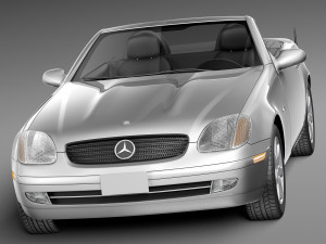 Mercedes-Benz SLK R170 1996-2004 Model 3D