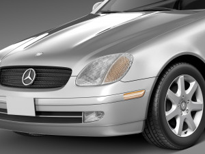 Mercedes-Benz SLK R170 1996-2004 Model 3D