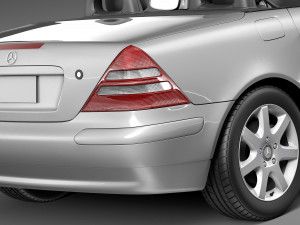 Mercedes-Benz SLK R170 1996-2004 Model 3D