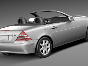 Mercedes-Benz SLK R170 1996-2004 Model 3D