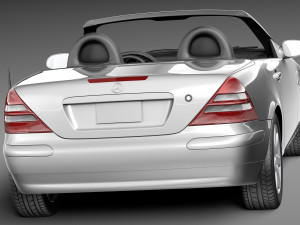 Mercedes-Benz SLK R170 1996-2004 Model 3D