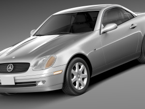 Mercedes-Benz SLK R170 1996-2004 Model 3D