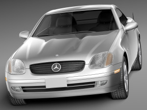 Mercedes-Benz SLK R170 1996-2004 Model 3D