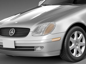 Mercedes-Benz SLK R170 1996-2004 Model 3D