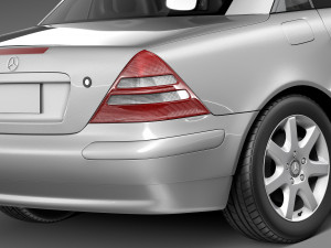 Mercedes-Benz SLK R170 1996-2004 Model 3D