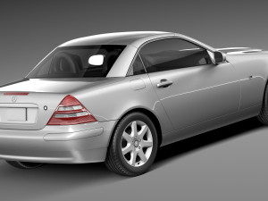 Mercedes-Benz SLK R170 1996-2004 Model 3D