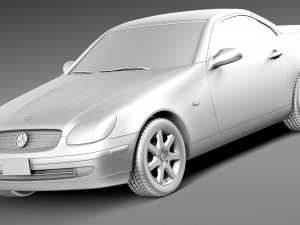 Mercedes-Benz SLK R170 1996-2004 Model 3D