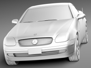 Mercedes-Benz SLK R170 1996-2004 Model 3D