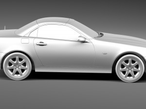 Mercedes-Benz SLK R170 1996-2004 Model 3D