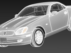 Mercedes-Benz SLK R170 1996-2004 Model 3D