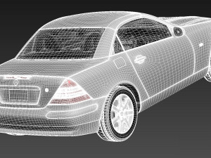 Mercedes-Benz SLK R170 1996-2004 Model 3D